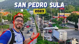 SAN PEDRO SULA, Honduras - ¿Es peligroso el CENTRO de la CIUDAD? - Comí POLLO CHUCO 🇭🇳🤤😳