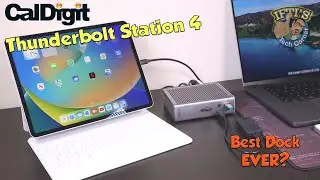 CalDigit TS4 - ThunderBolt Station 4 / USB-C Docking Station! : REVIEW