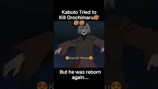 Kabuto Tried to kill Orochimaru🥵🥵🥵#amv #edit #anime #orochimaru #kabuto #naruto #animeedit #shorts