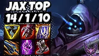 Jax TOP vs Renekton [ OTP ] Lol Korea Master Patch 14.15 ✅