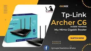 TP Link AC1200 MU MIMO Archer C6 as AP Mode Configuration | Backdoor Dhaka