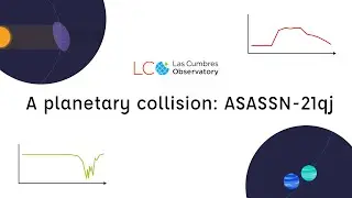 A planetary collision: ASASSN-21qj