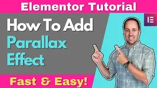 How to Add Parallax in Elementor For 2022! - [Very Easy!] 🔥