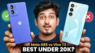 Best Smartphone Under 20k? ⚡ moto g85 5G vs vivo T3 5G | Full Detailed Comparison! 🔥