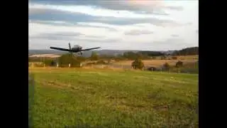 Morane-Saulnier Rallye landing