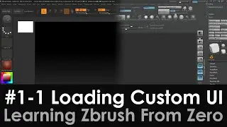 1-1 Loading Alfred's Custom UI Interface, Hotkeys, Brushes, Hotkey setup to speed up zbrush learning