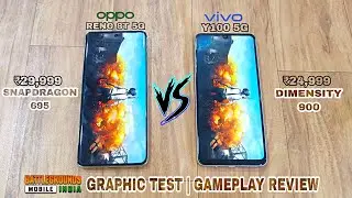 Vivo Y100 vs Oppo Reno 8T BGMI {PUBG} Graphic Test Comparison🔥Gaming Test🔥Kaunsa Better hai🤔