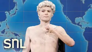 Weekend Update: Michelangelo's David Defends Art - SNL