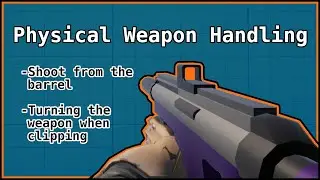 Two Small Mechanics to Physically Handle Weapons - Unity 3D Tutorial