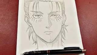 Anime drawing | how to draw Eren Yeager step-by-step