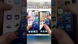 iPhone 16 Pro Max vs iPhone XS Max ⚡ Evolution of Speed! The Ultimate Battle! 🚀 