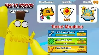 Cloud Dominus Pet - Heavenly 35% | Upgrade Ticket Machine & Arm Wrestle Simulator Roblox #99