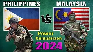 Malaysia vs Philippines Military Power Comparison 2024 | Philippines vs Malaysia military power 2024