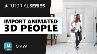 How to import animated 3D People into Maya | Renderpeople Tutorial