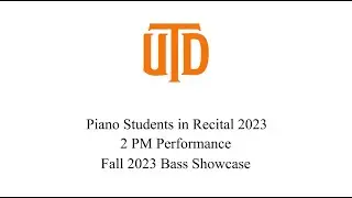 Piano Performance 1 - Piano I and Piano II