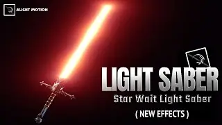How to make Lightsaber Effect || Star wars original lightsaber effect || Alight motion tutorial