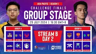 🔴 [EN] Stream B | AP Mobile Legends: Bang Bang | SPS Mobile Challenge Finals Group Stage | S5 Day 2