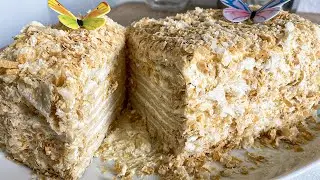 ТОРТ НАПОЛЕОН ПО-НОВОМУ / CAKE RECIPE / HOME FOOD