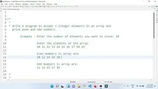 Print even & odd numbers in an array | How do you find the even and odd number of an array?