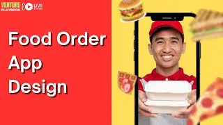 Let's Design Food Ordering App | Live Stream 🔴 | Figma | #ui #ux