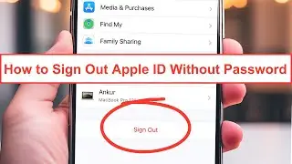 How to Sign out Apple ID without password - iPhone iPad - 2024