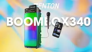 Fenton BoomBox340 LED Party Speaker