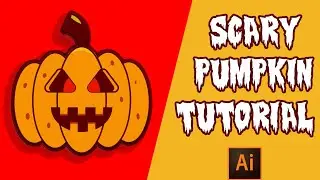 How to design vector pumpkin using adobe illustrator for Halloween