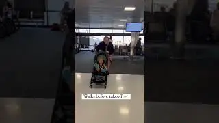 How I travel with my one year old 🖤✈️ 