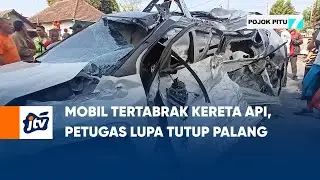 Mobil Tertabrak Kereta Api, Petugas Lupa Tutup Palang