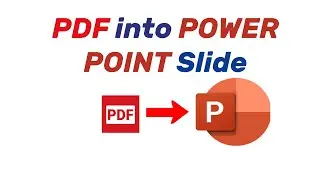 How to Insert a PDF into PowerPoint slide