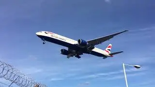 Spectacular British Airways 777-336ER| Landing At Heathrow Airport