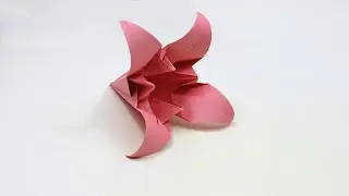 How to Make a Paper Iris Flower - Easy Origami Iris Flower