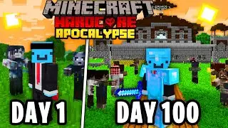 I Survived 100 Days in a ZOMBIE APOCALYPSE in Minecraft Hardcore...