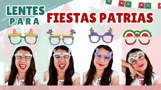 🟢 Ideas para Fiestas Patrias 🔴 Accesorios para fotos 🟢 Lentes