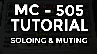 ✅ Roland MC 505 Groovebox Tutorial:  Soloing and Muting Parts