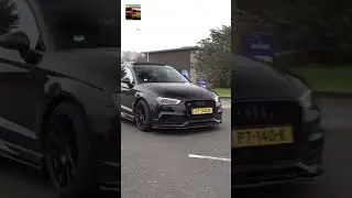 Volkswagen Golf 7 R overtakes Audi S3 in a crazy way 😲