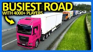 I Got Stuck in Traffic with 4000 Players in Euro Truck Simulator...