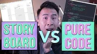 Storyboard vs Code SpeedRun - Which is Faster? (iOS Swift 4)