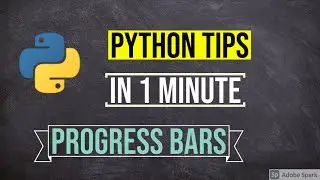 Python coding tips for beginners - Progress bars - tqdm #shorts