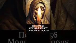 Псалом 56. Молись Господу о защите от врагов. 