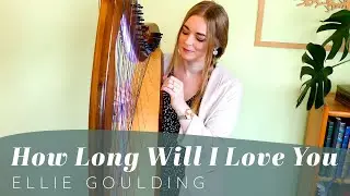 How Long Will I Love You - Ellie Goulding (Harp Cover)