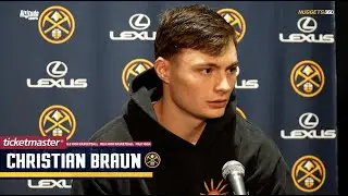 Nuggets Postgame Media: Christian Braun | DEN vs. GSW