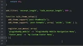 Create two custom menus : register nav menu , wp nav menu