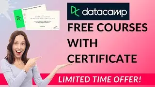 DataCamp Free Courses with Certificate 🔥 | 450+ Courses for FREE 😱 | Free Certifications 🎯