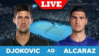 Novak Djokovic vs Carlos Alcaraz LIVE AUSTRALIAN OPEN FINALS #alcaraz #djokovic #atp