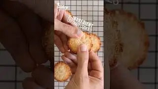 Easy 2-Ingredient Coconut Cookies 🥥