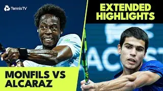 EXCITING Carlos Alcaraz vs Gael Monfils Highlights | Indian Wells 2022