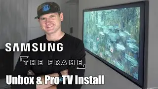 Samsung Frame TV Install With No-Gap Wall Mount