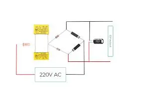 12v power Supply without using Transformer