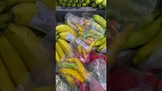 Овощи и фрукты на полках супермаркета в Парамарибо Суринам. Часть 1 #Авокадо